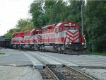 WSOR 4005 and company crossing Delavan Dr. heading for Chicago